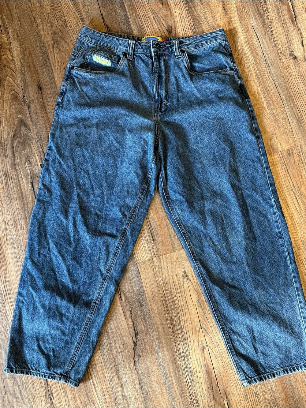 Vintage Empyre Baggy Carpenter Jeans Size 32 Dark Wash Y2K Skate Streetwear